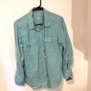 Classic light blue button up